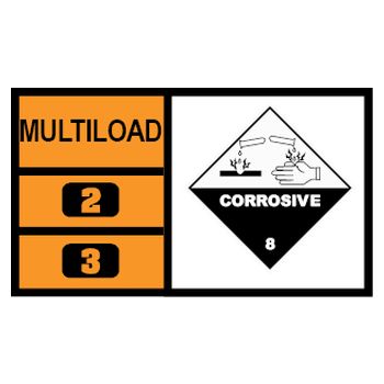 (image for) MULTILOAD (of class 8 corrosives)